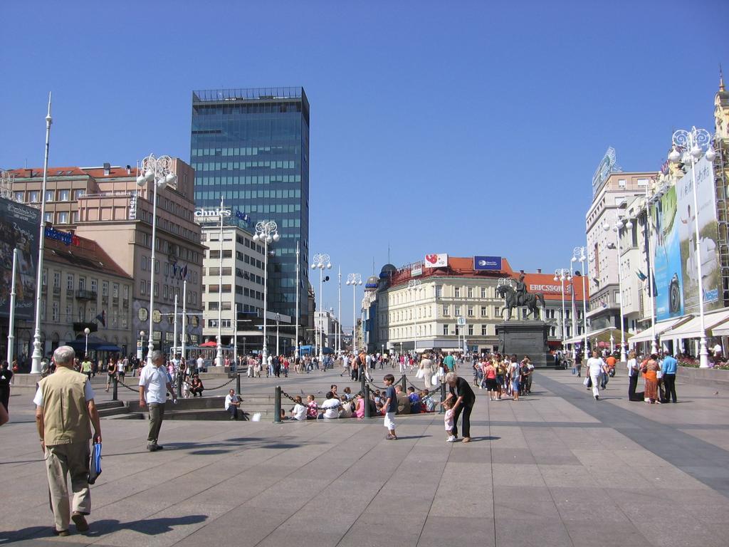 Main Square Apartment Zágráb Szoba fotó